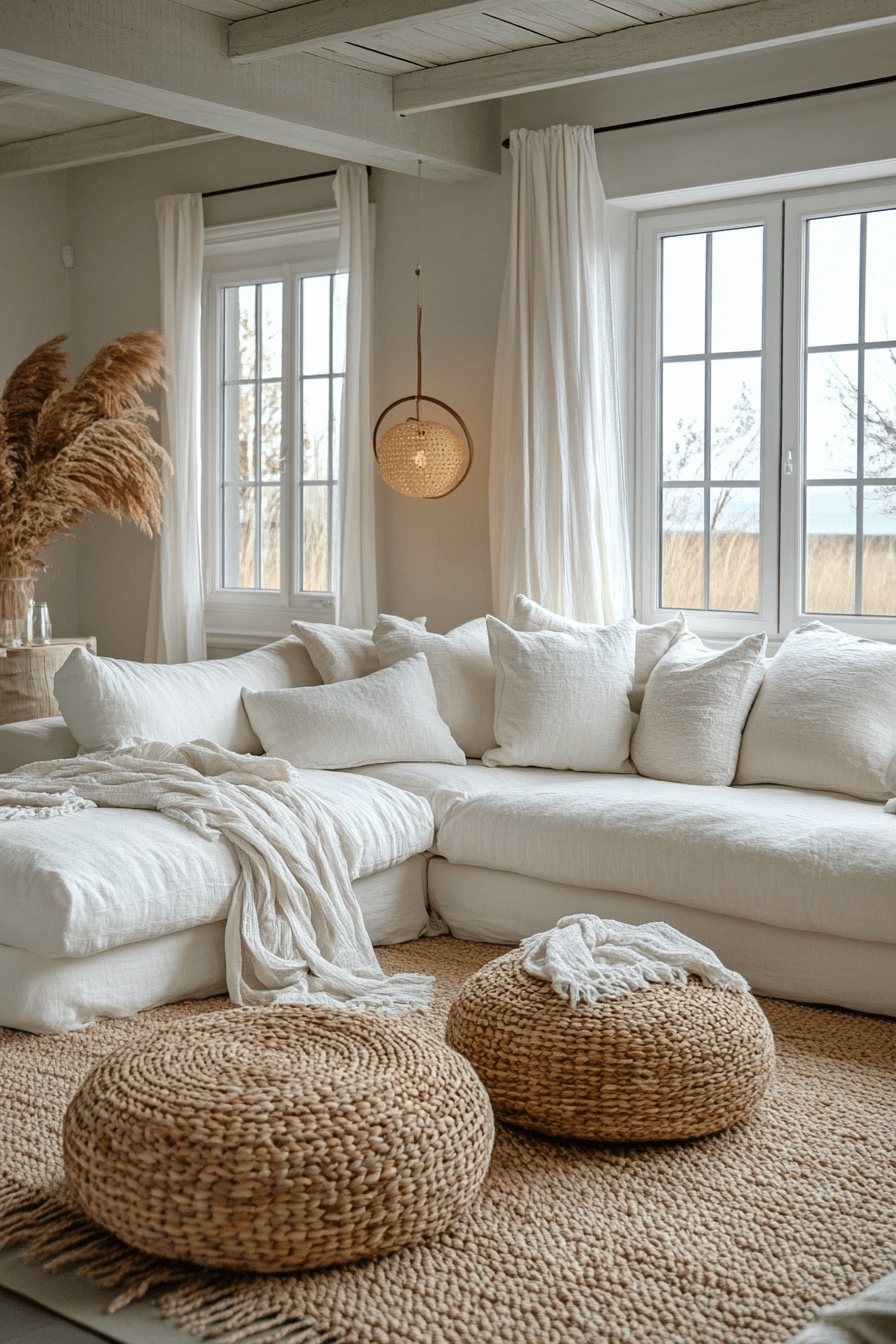 cozy coastal living room