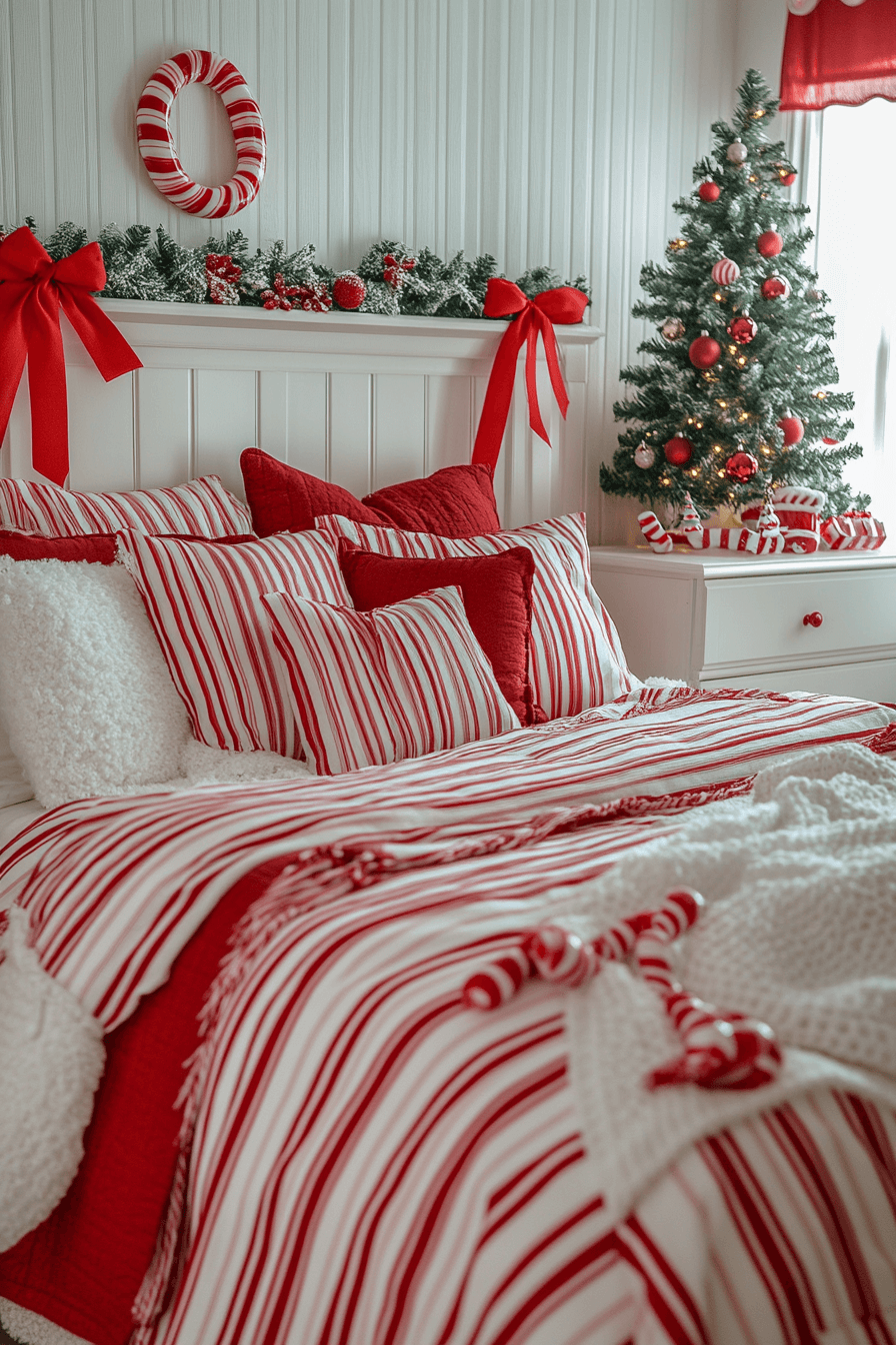christmas bedroom decor