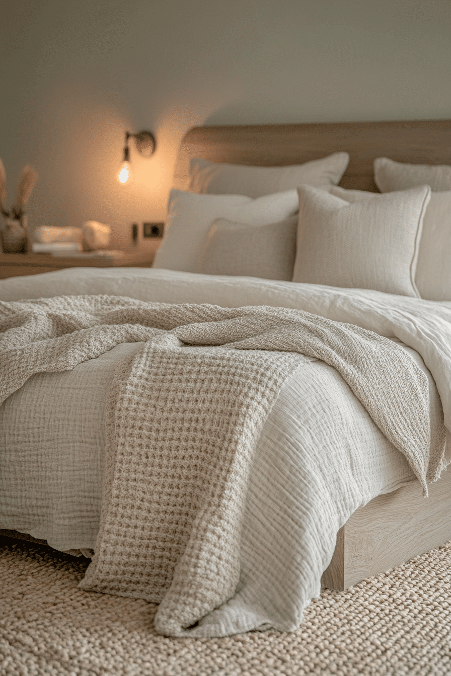 cozy neutral bedroom