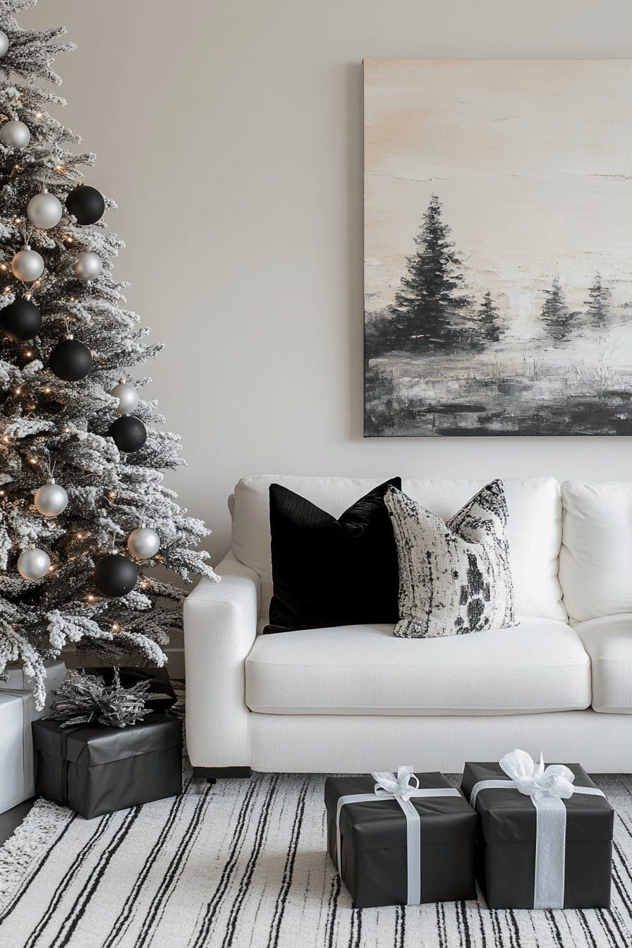 minimalist christmas decor