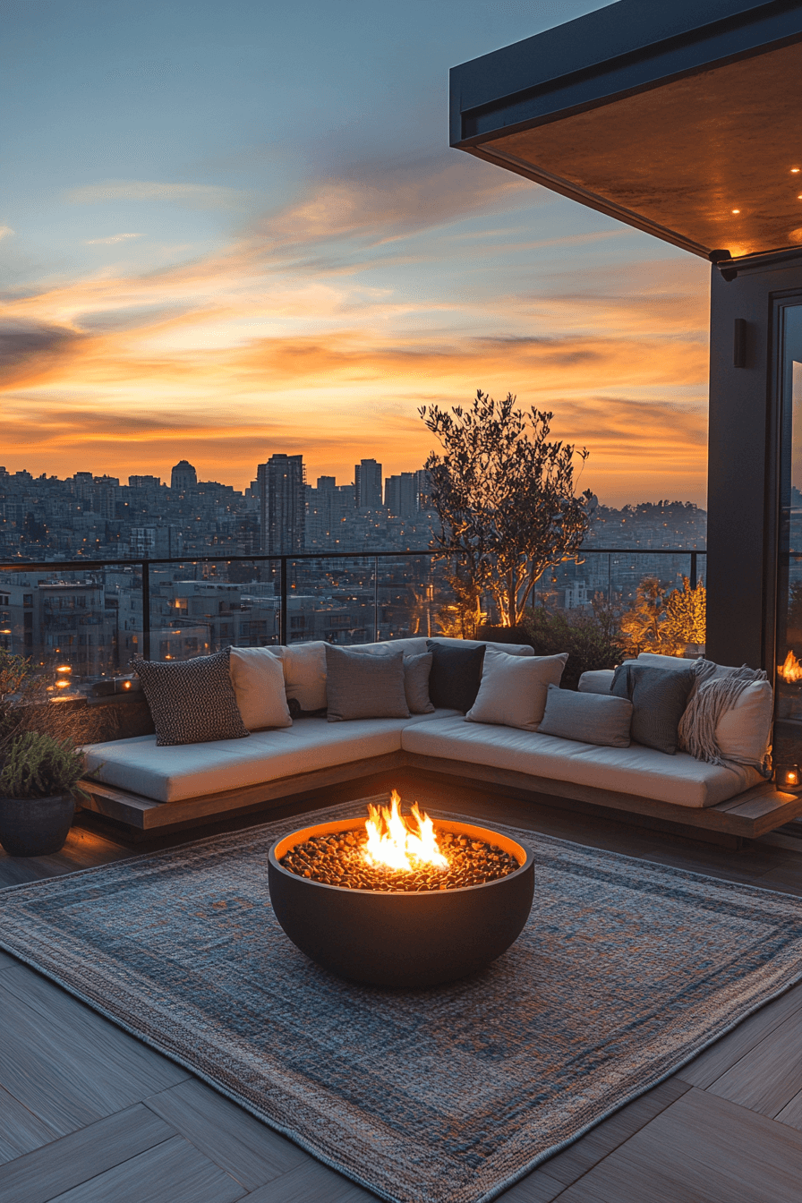 29 Rooftop Terrace Design Ideas That Make Every Evening Feel Special tuscany decor