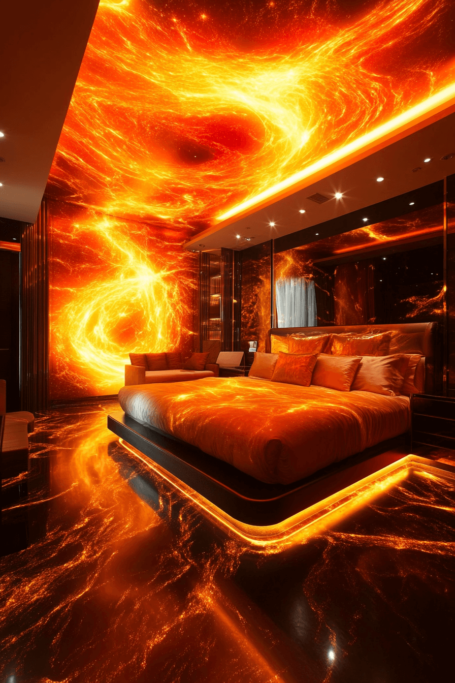 29 Space Themed Bedroom Ideas to Build a Cozy Out of This World Room tuscany decor