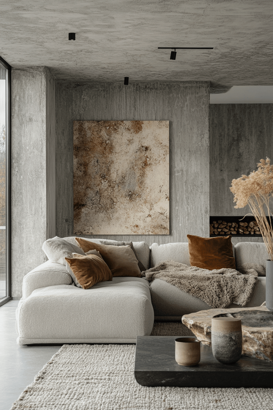 modern cozy living room