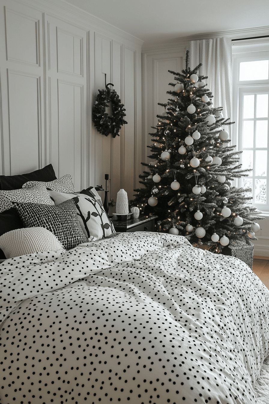 christmas bedroom decor