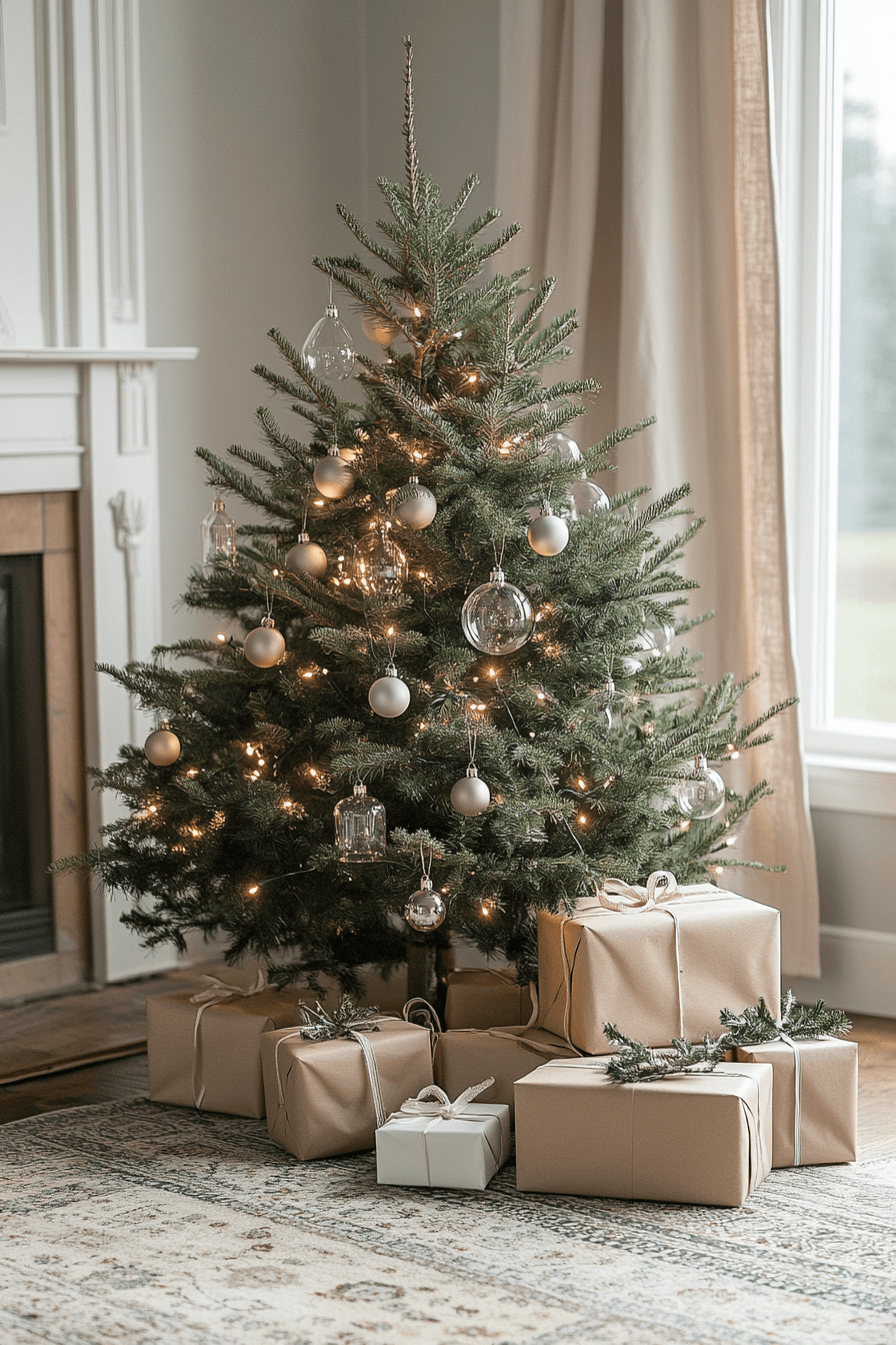 minimalist christmas decor