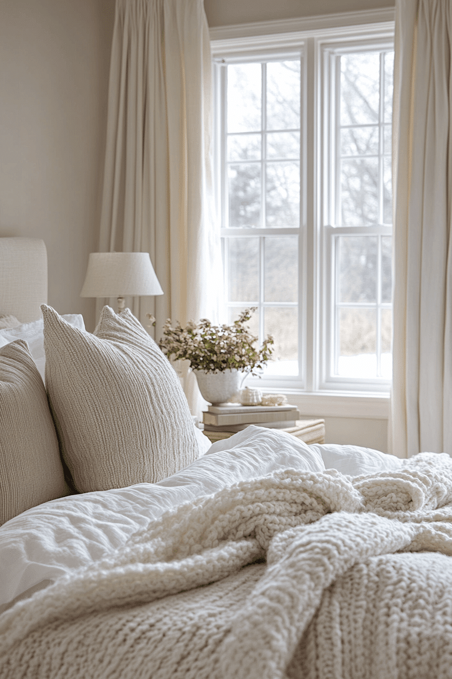 cozy neutral bedroom