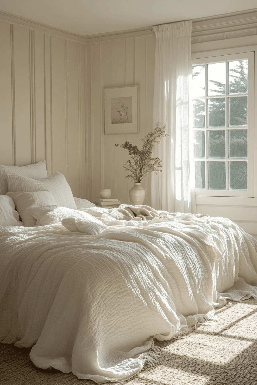cozy neutral bedroom