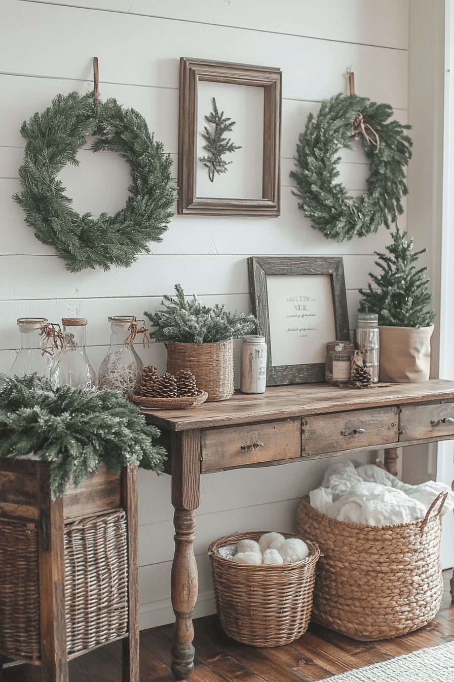 farmhouse christmas decor