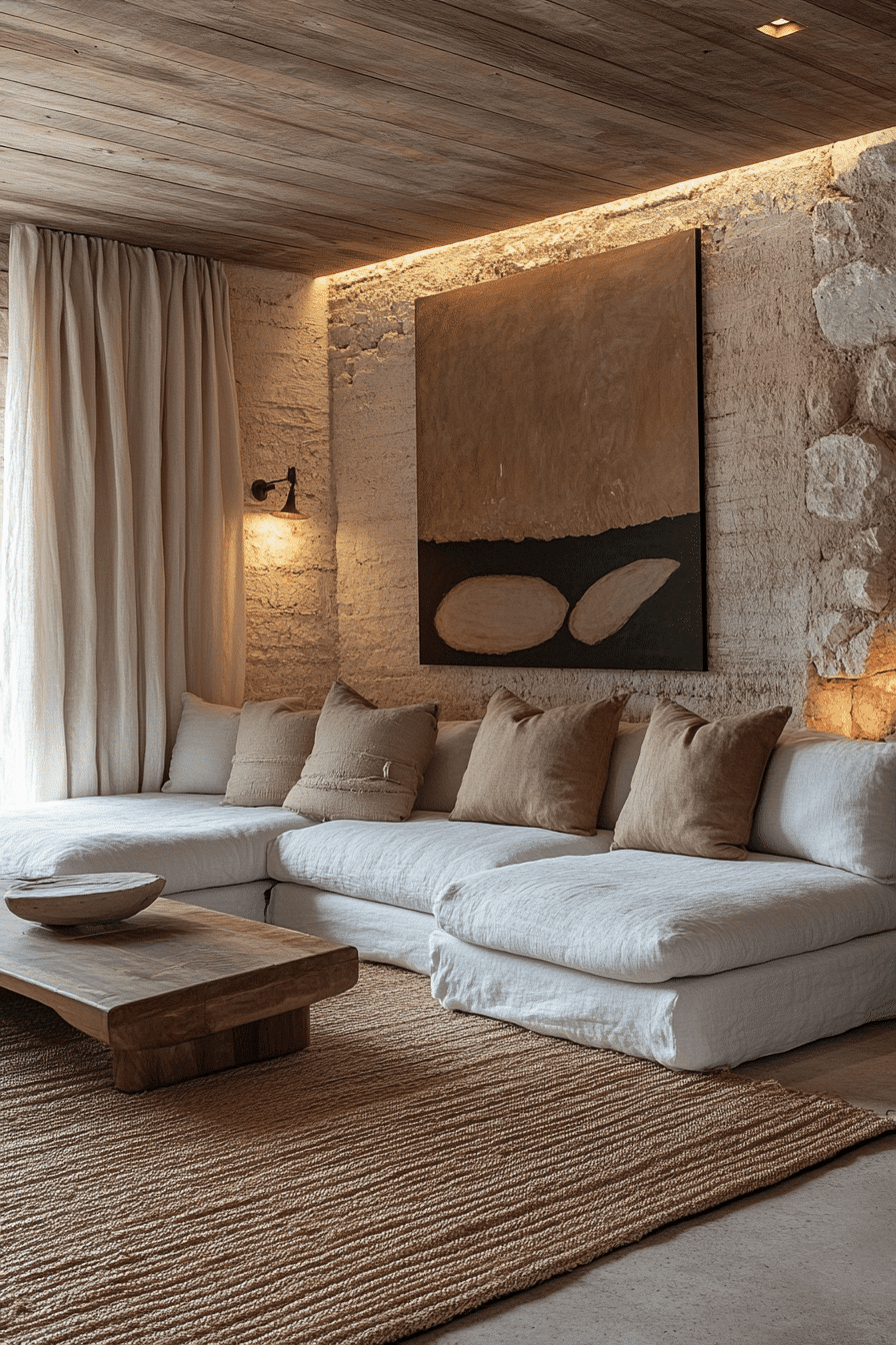 modern cozy living room