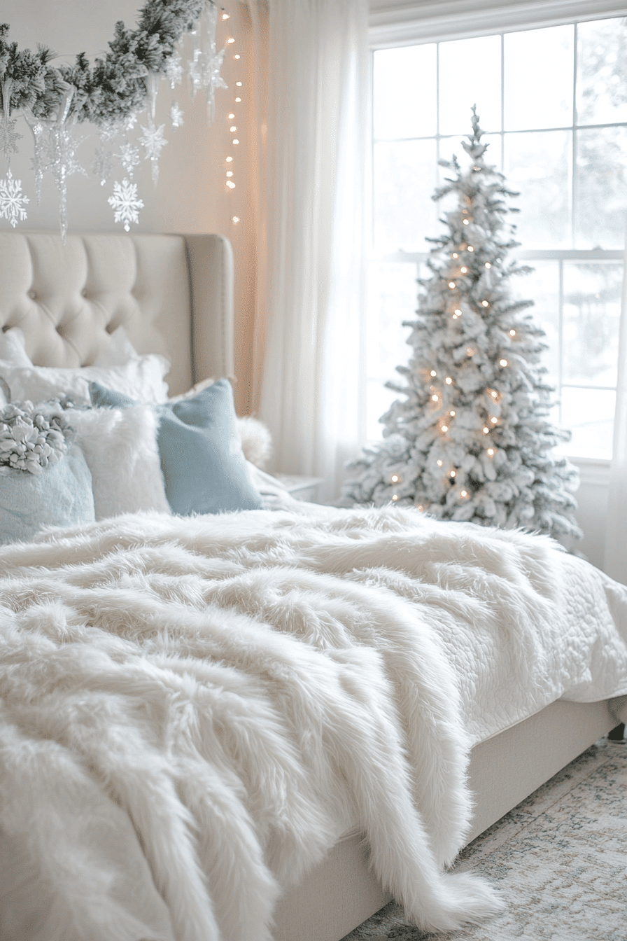 christmas bedroom decor