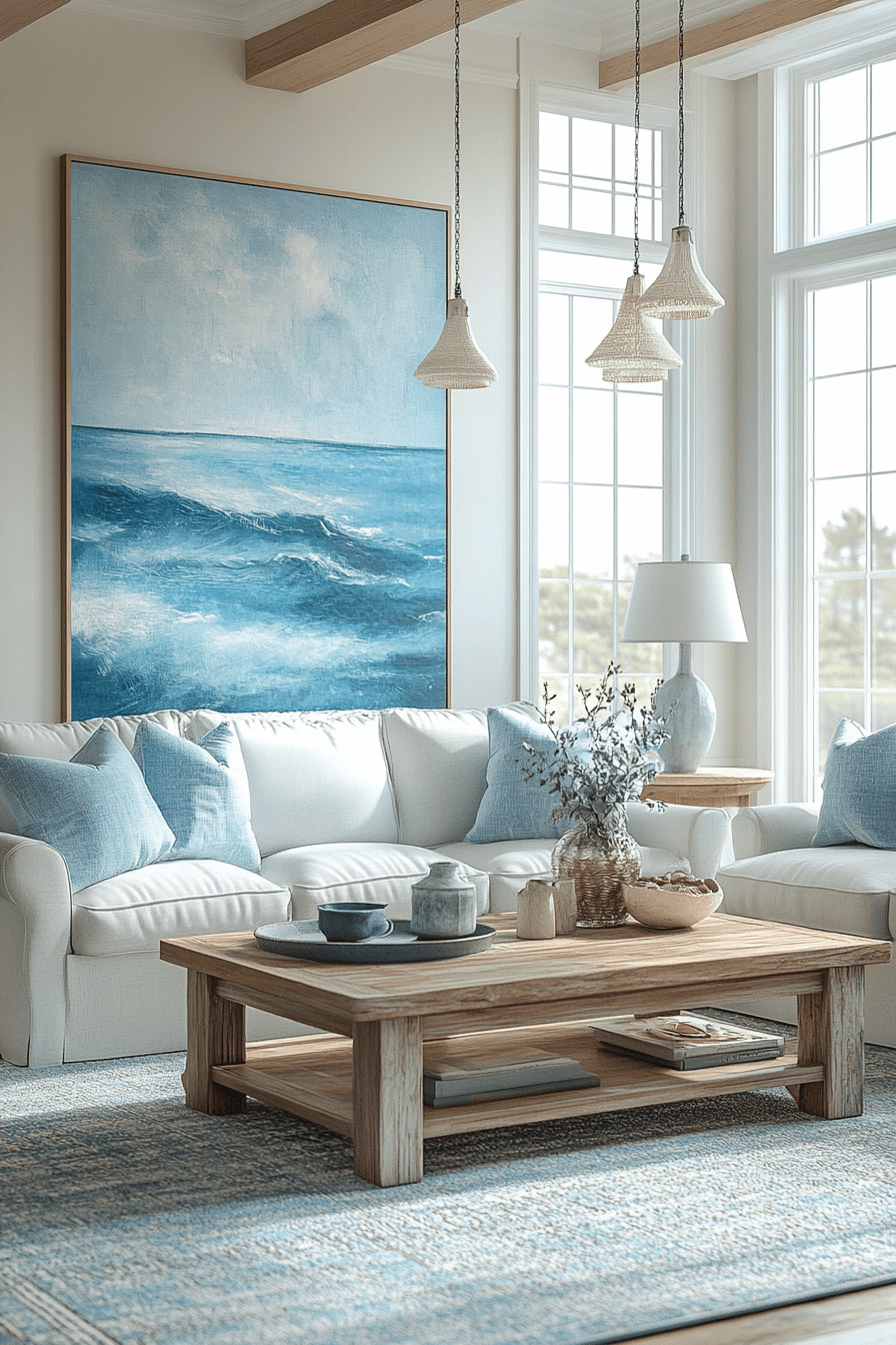cozy coastal living room