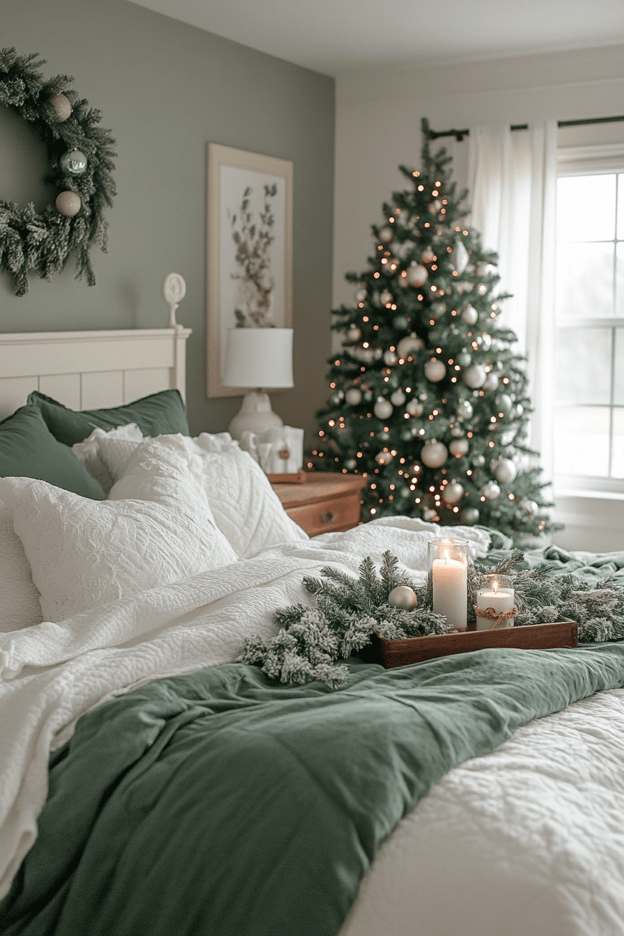 christmas bedroom decor