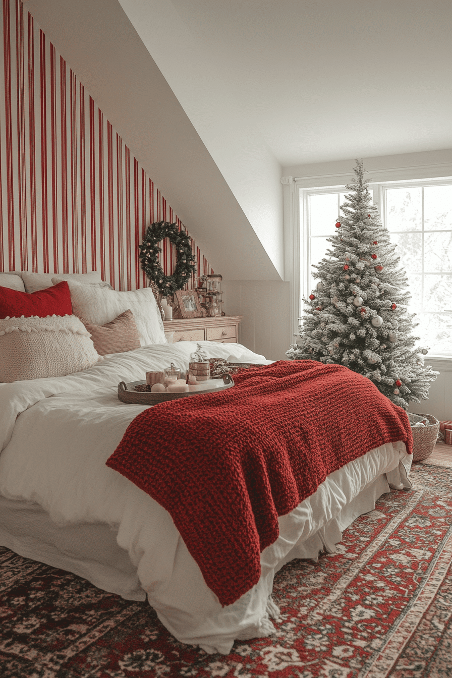 christmas bedroom decor