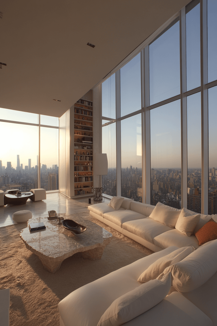 29 Penthouse Living Room Ideas That Feel Bright Luxurious and Joyful tuscany decor