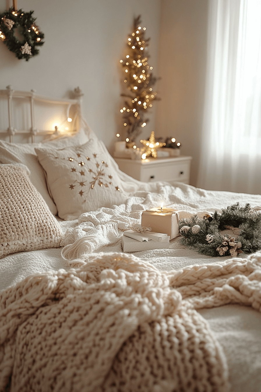 christmas bedroom decor