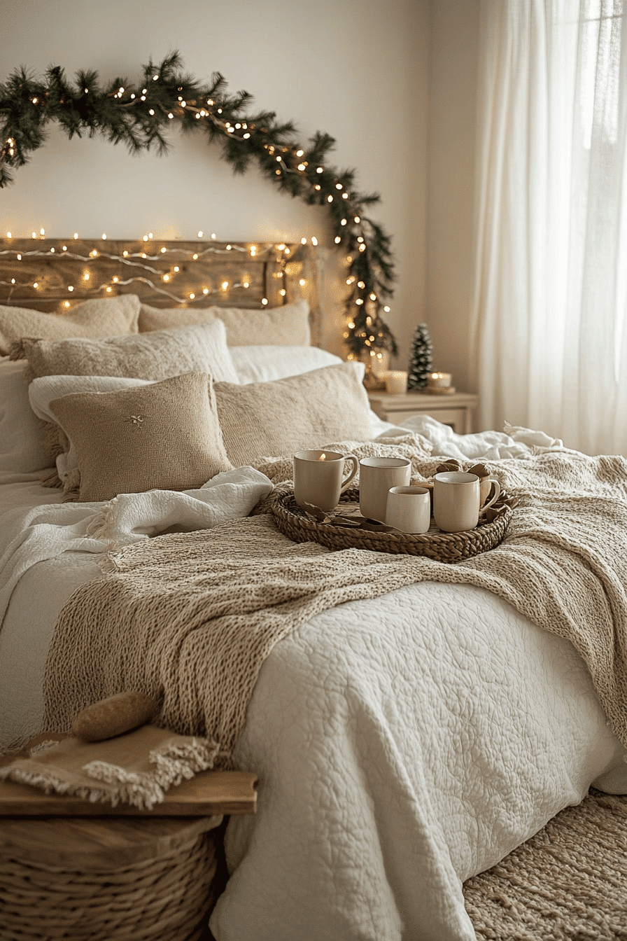 christmas bedroom decor