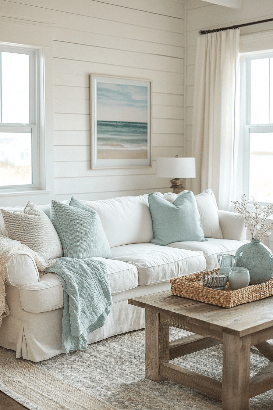 cozy coastal living room