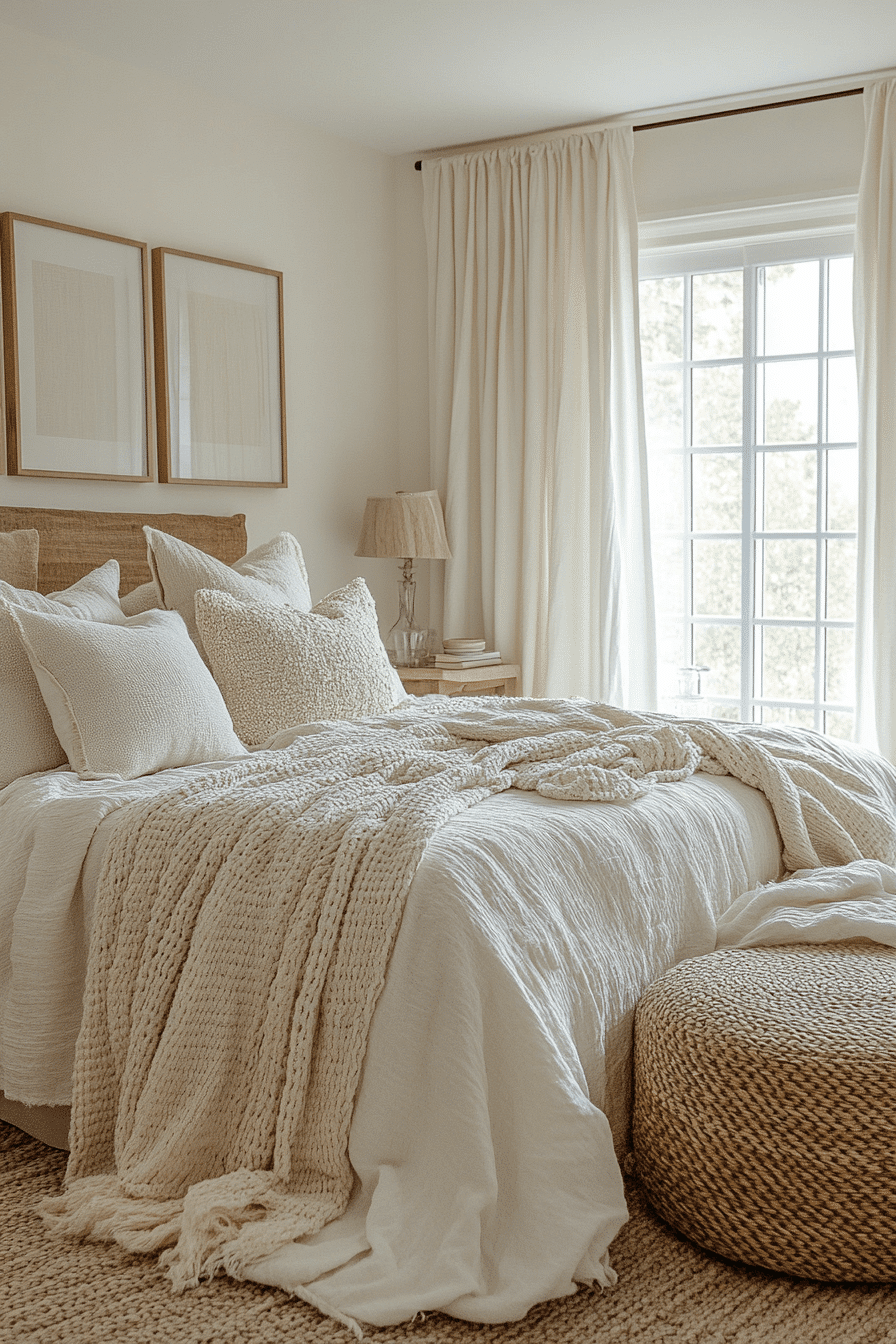 cozy neutral bedroom