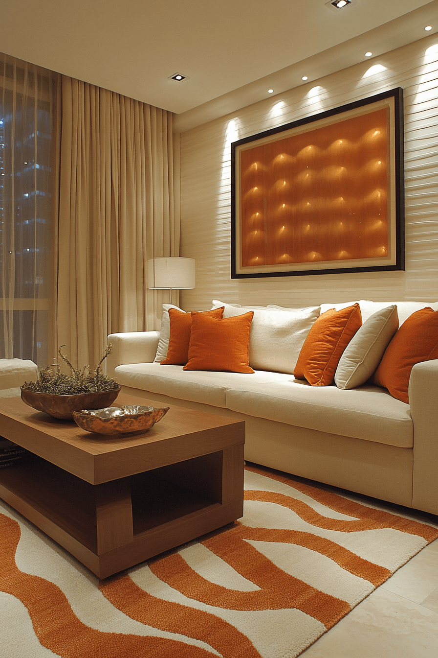 modern cozy living room