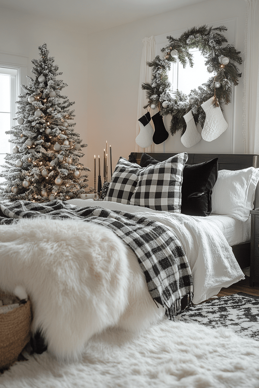 christmas bedroom decor