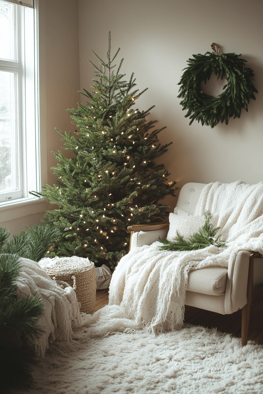 minimalist christmas decor