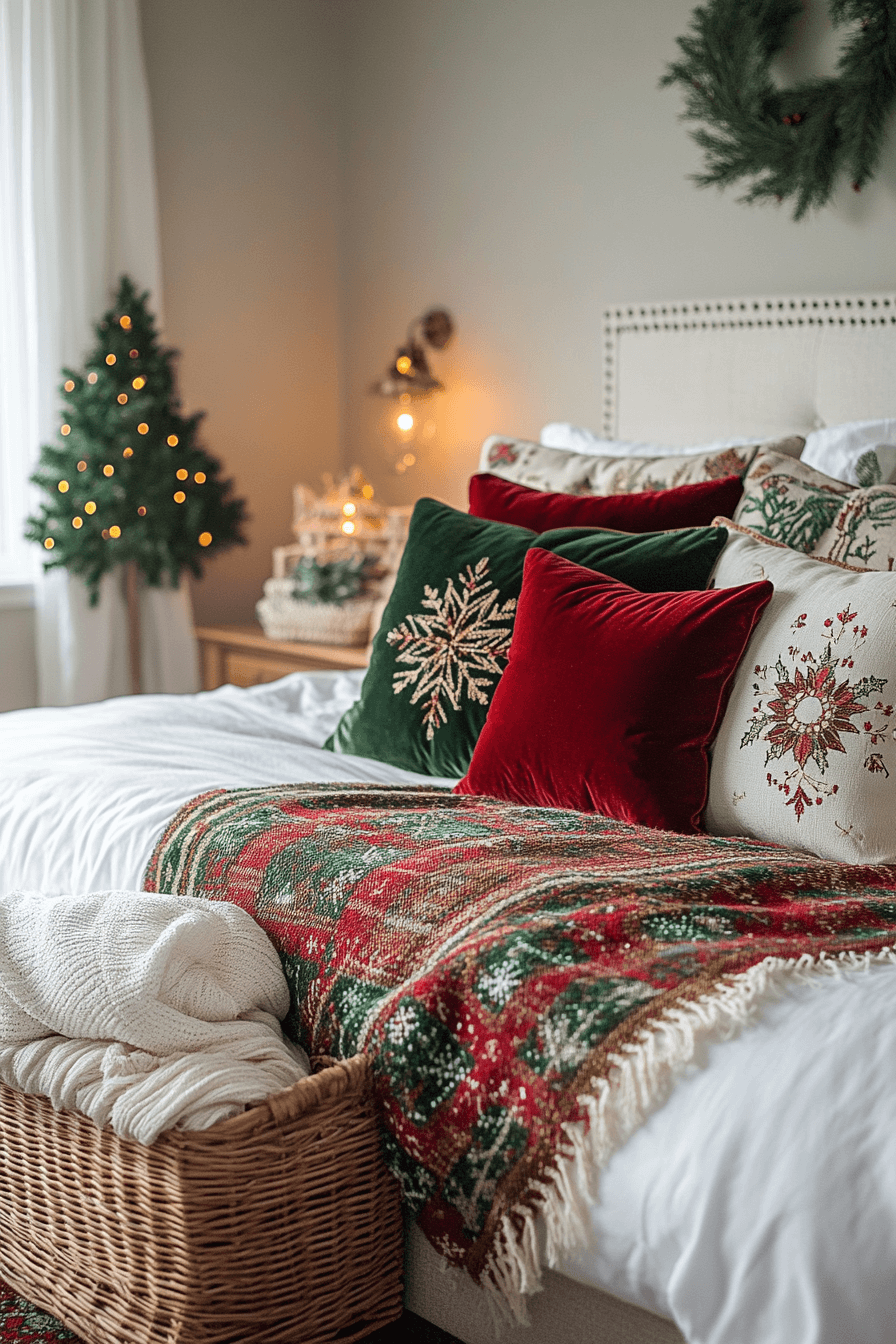 christmas bedroom decor