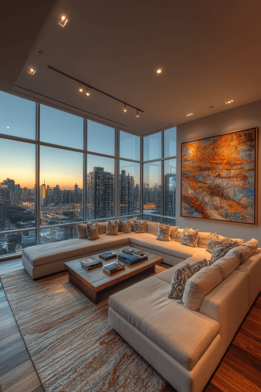 29 Penthouse Living Room Ideas That Feel Bright Luxurious and Joyful tuscany decor