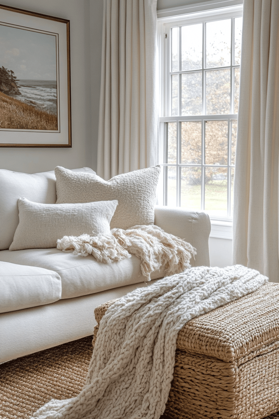 cozy coastal living room