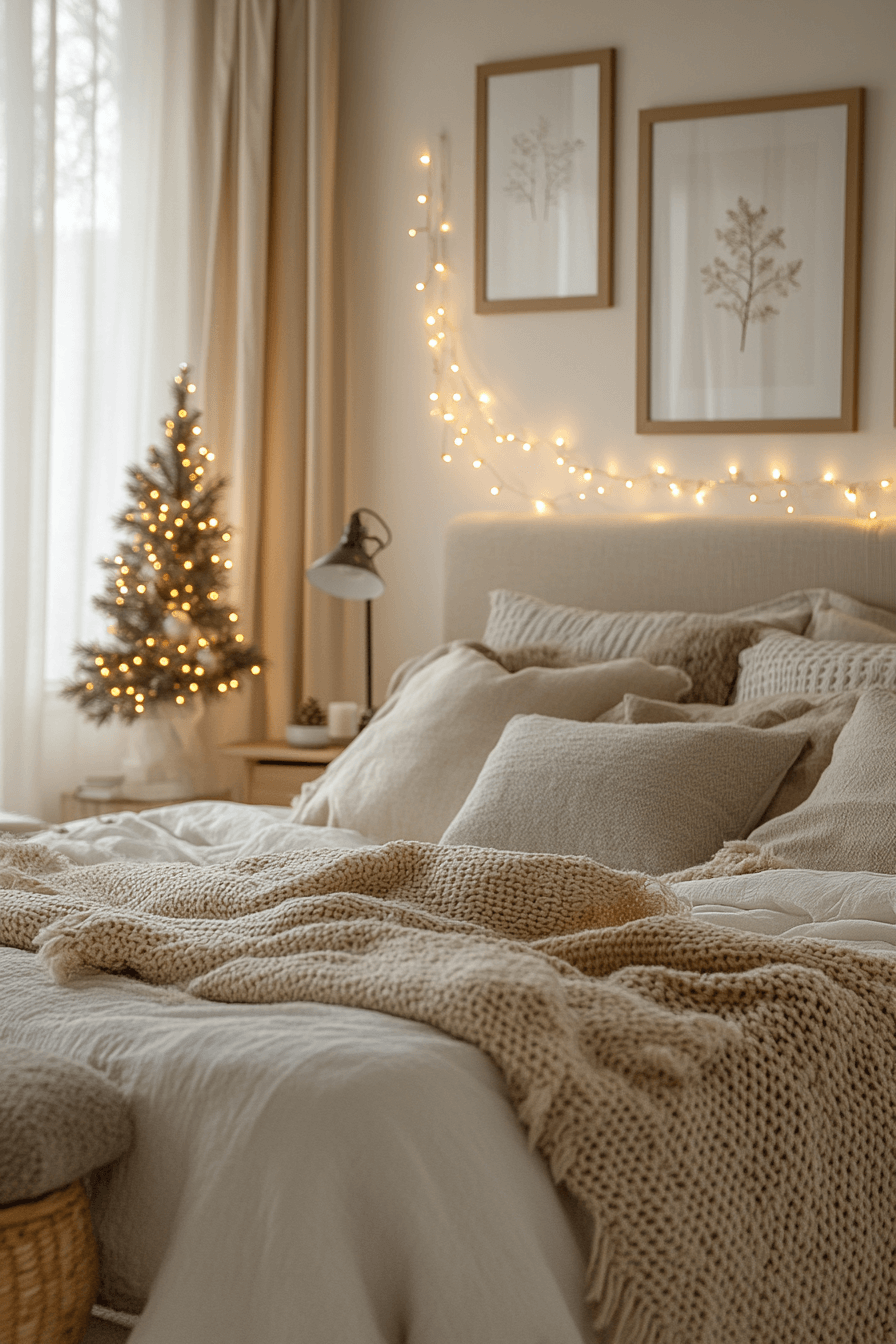 christmas bedroom decor
