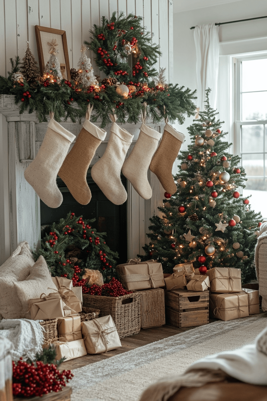 farmhouse christmas decor