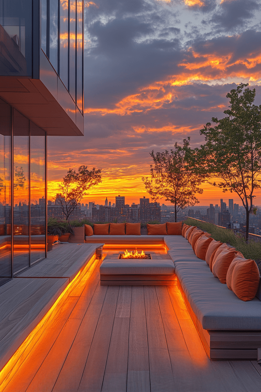 29 Rooftop Terrace Design Ideas That Make Every Evening Feel Special tuscany decor