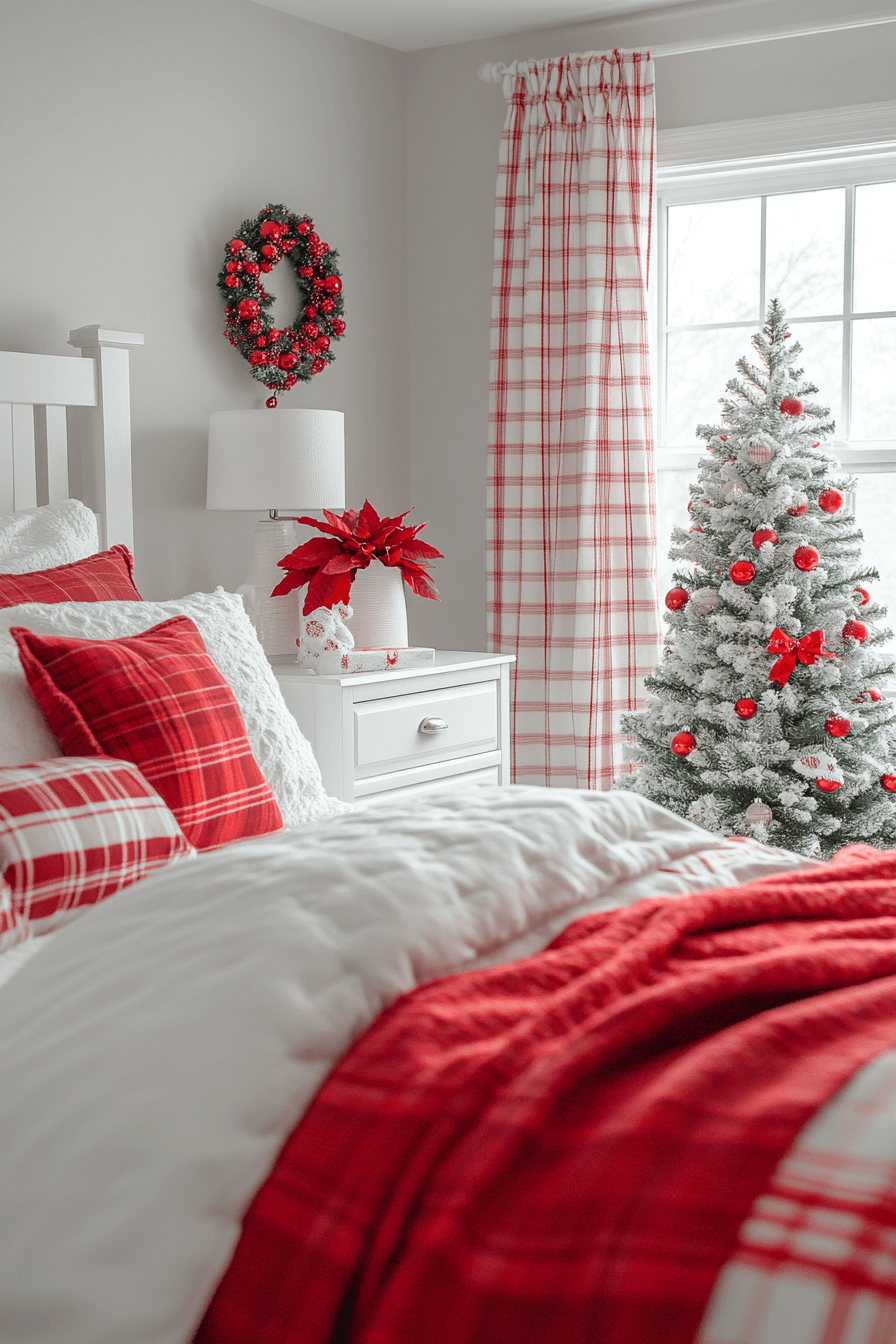 christmas bedroom decor
