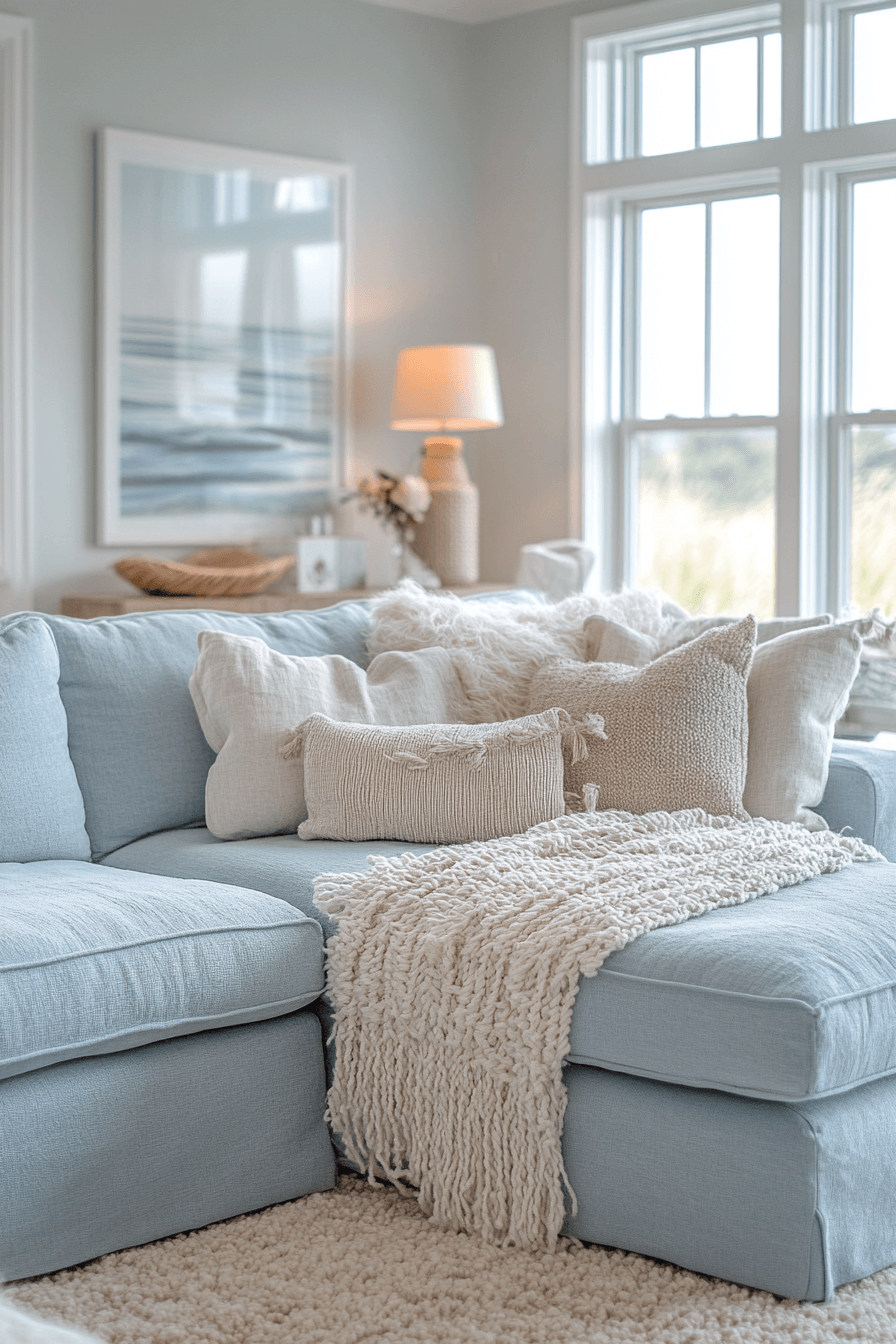 cozy coastal living room