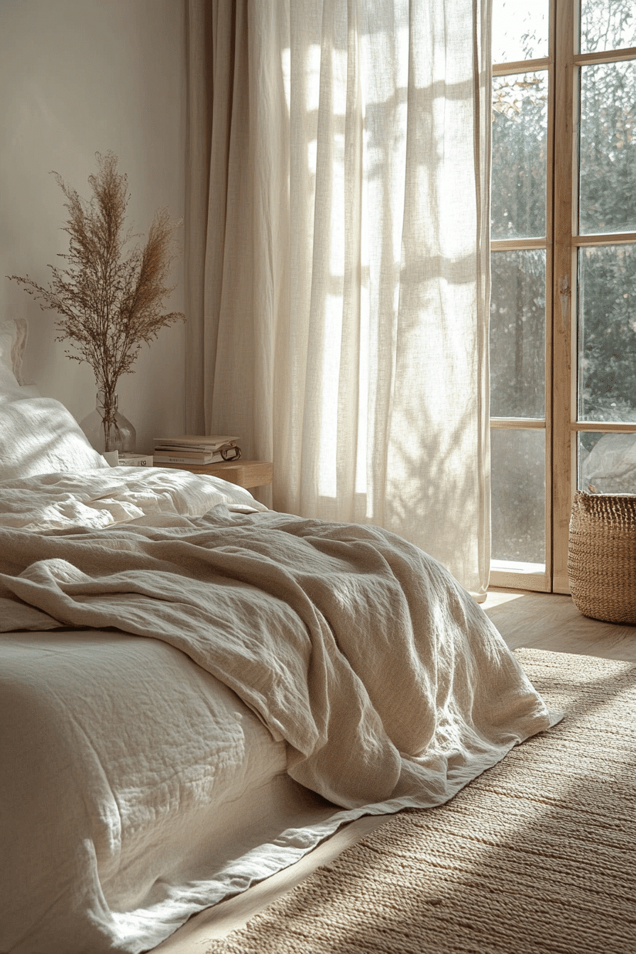 cozy neutral bedroom