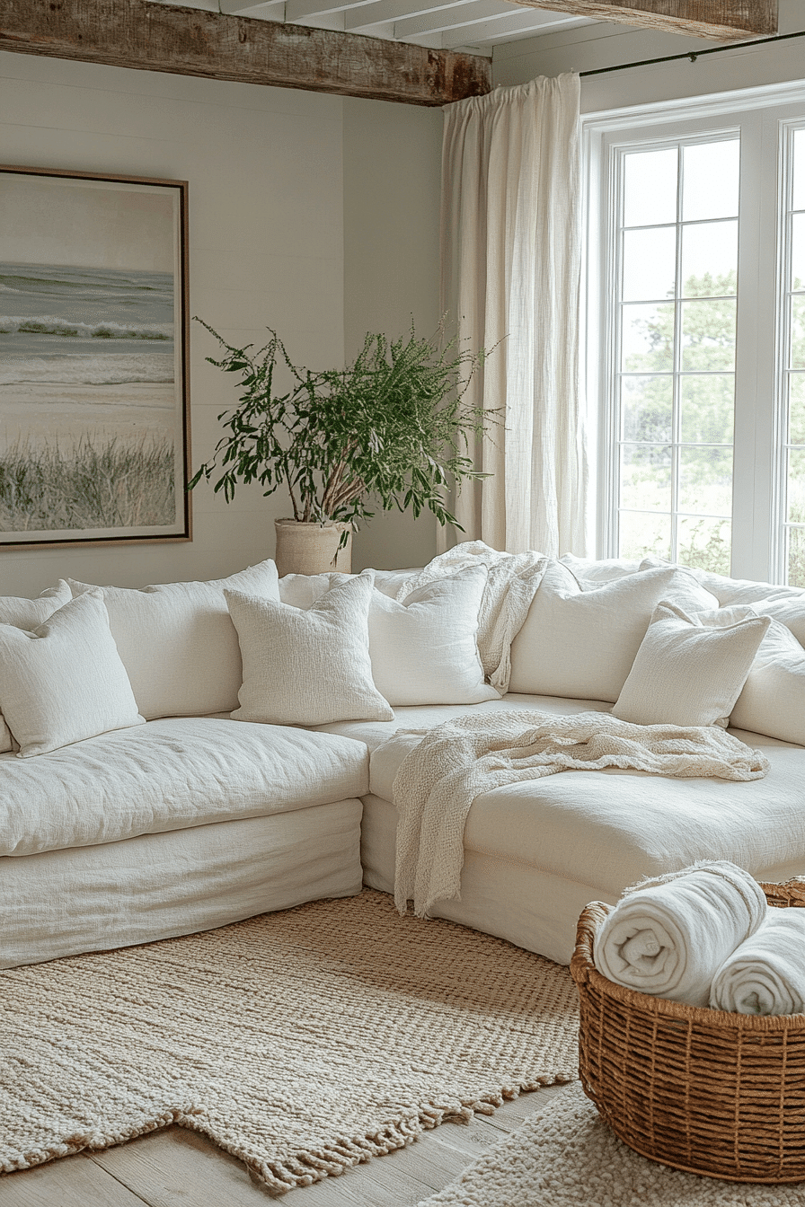 cozy coastal living room