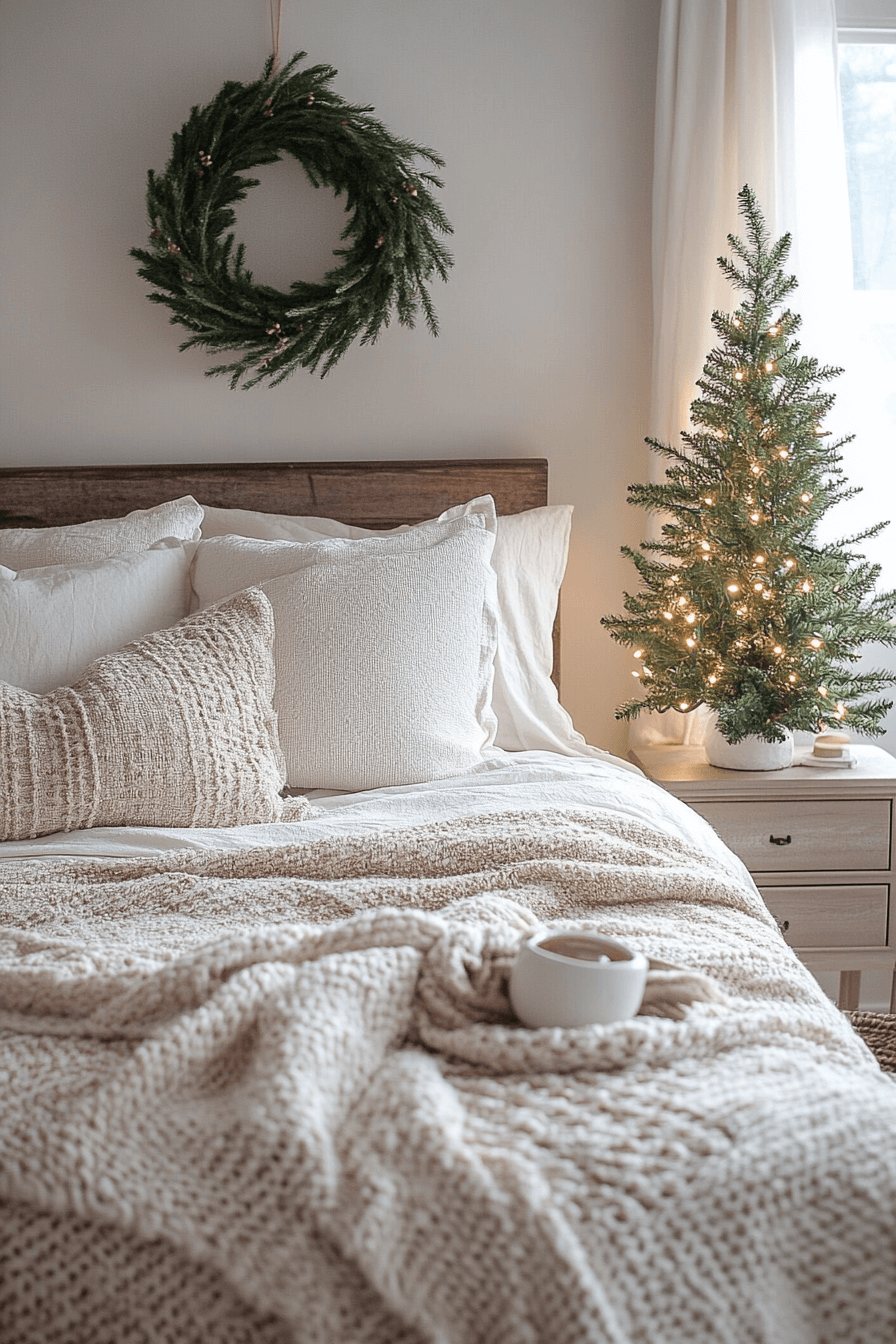 christmas bedroom decor