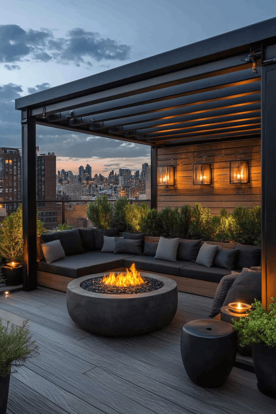 29 Rooftop Terrace Design Ideas That Make Every Evening Feel Special tuscany decor