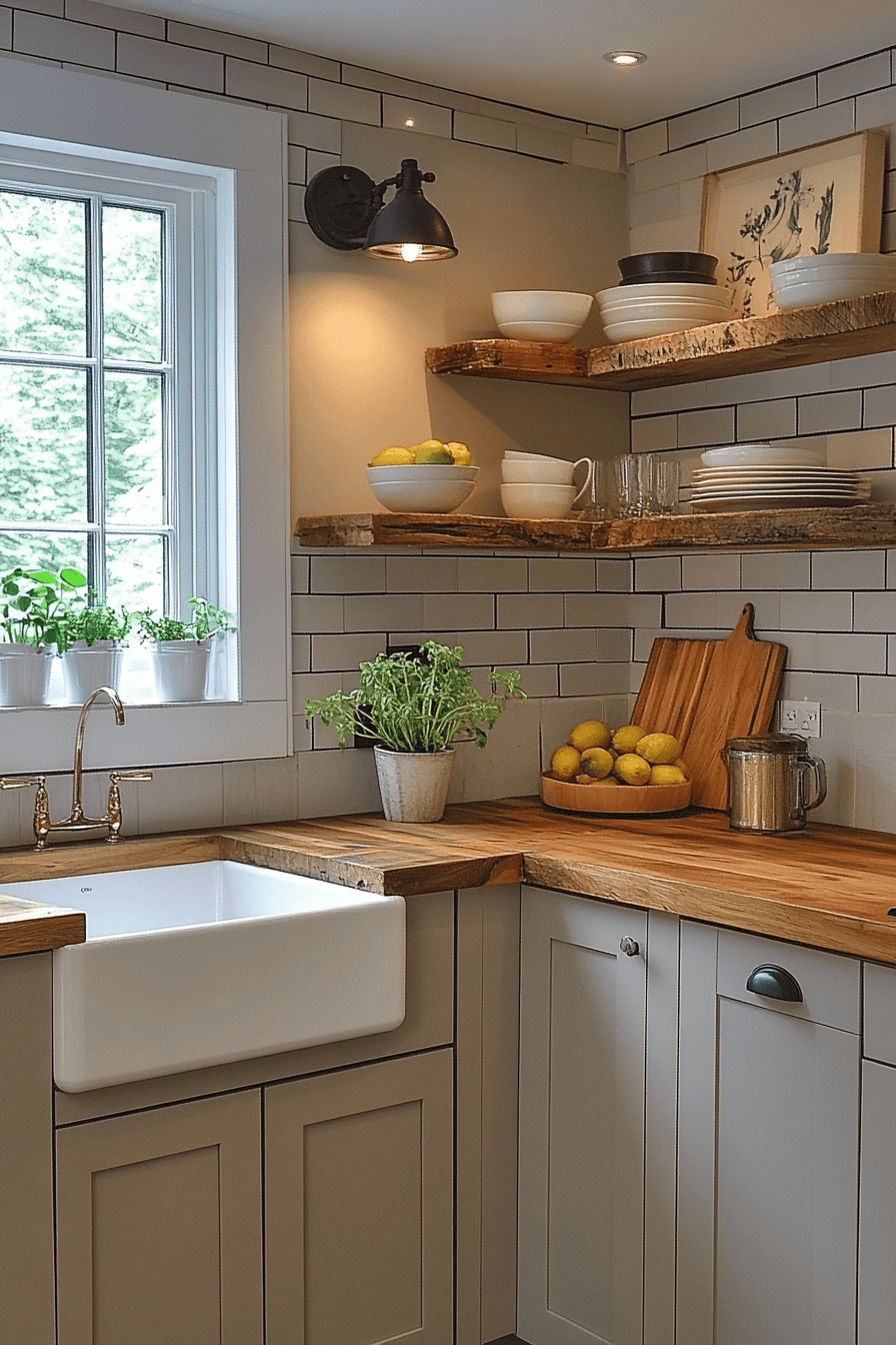 cozy cottage kitchen