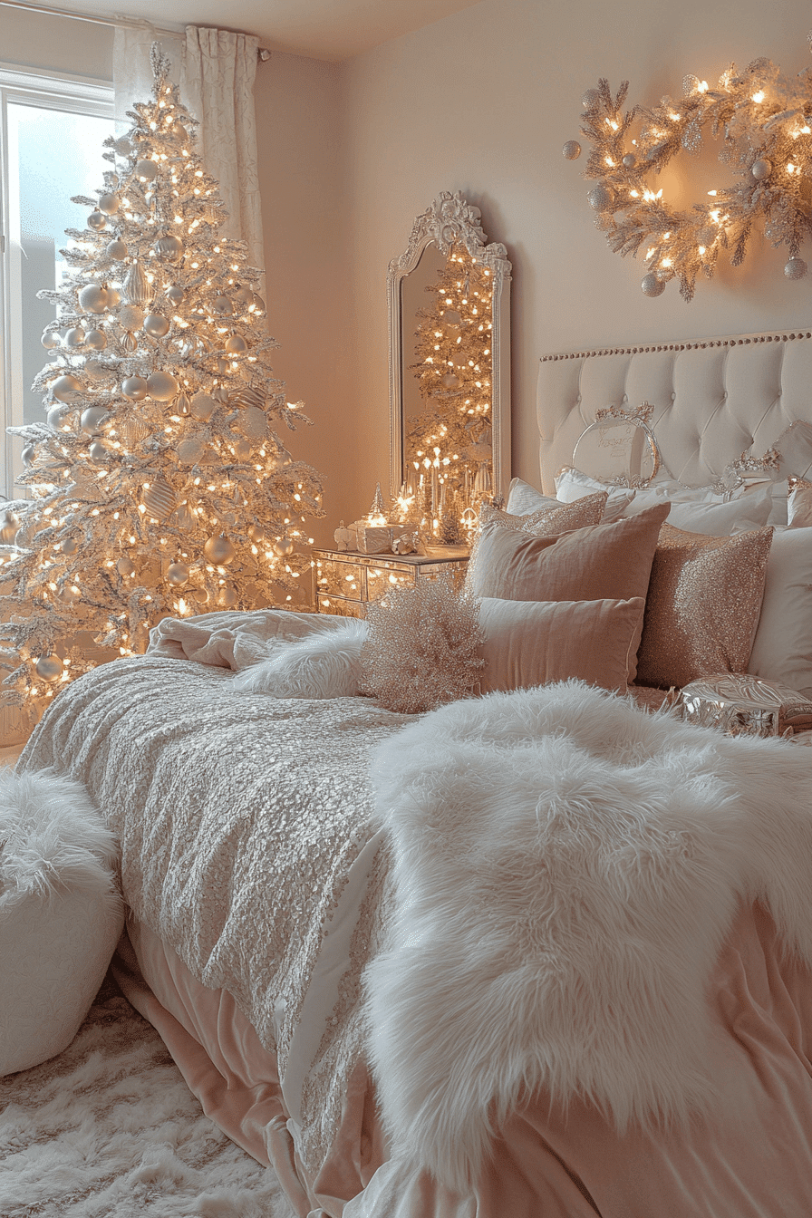 christmas bedroom decor