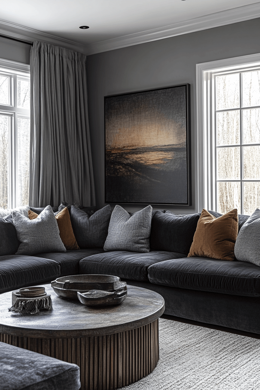 modern cozy living room