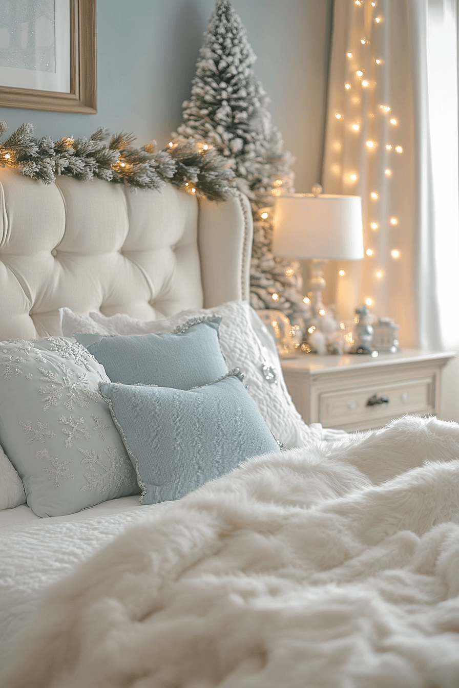 christmas bedroom decor