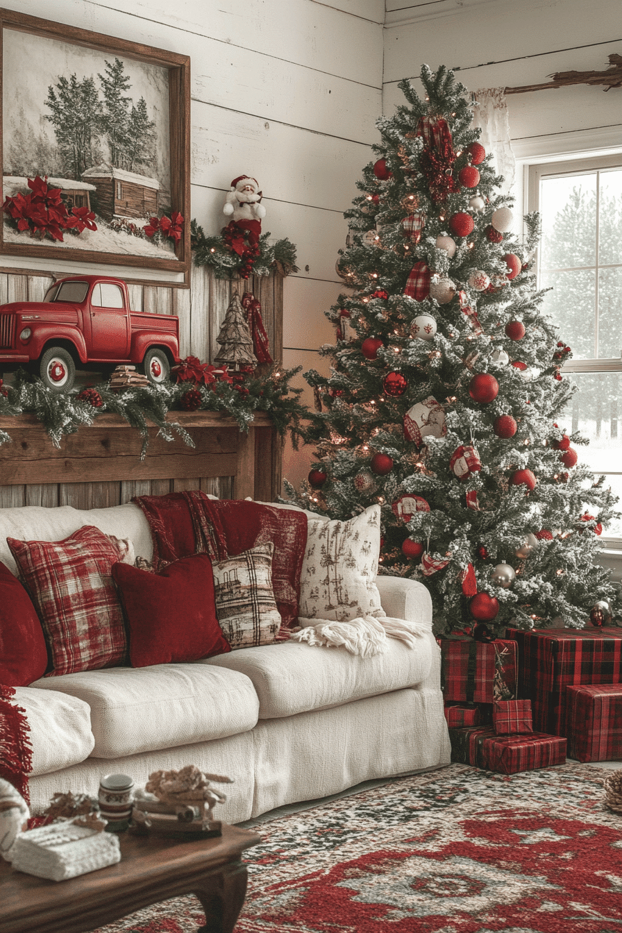 farmhouse christmas decor