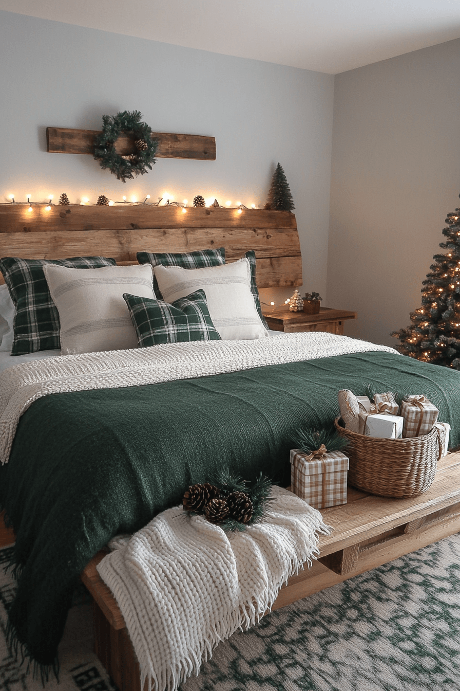christmas bedroom decor