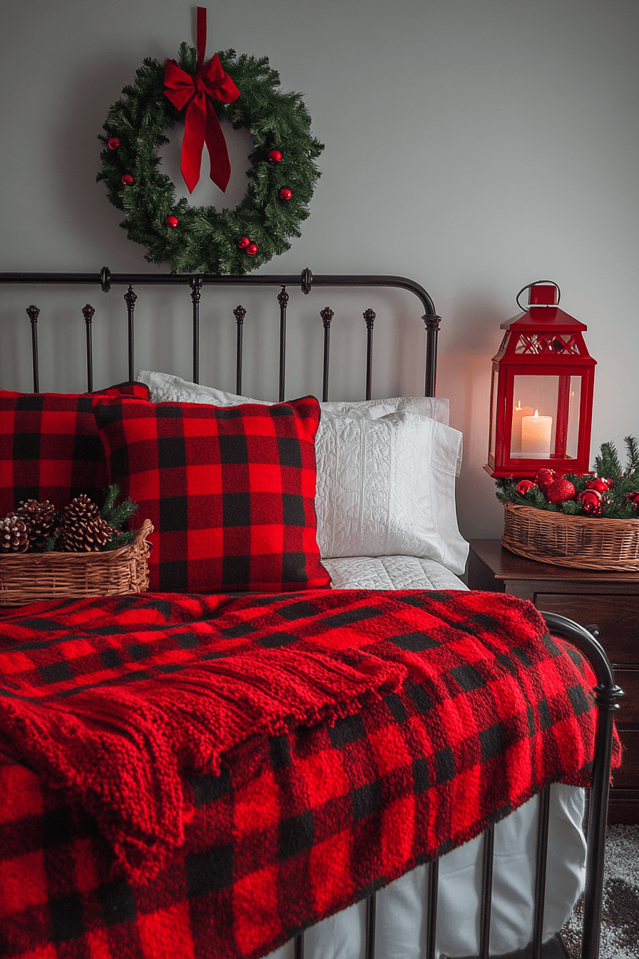 christmas bedroom decor