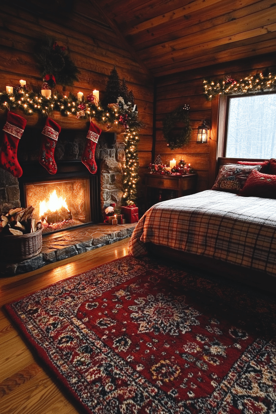 christmas bedroom decor