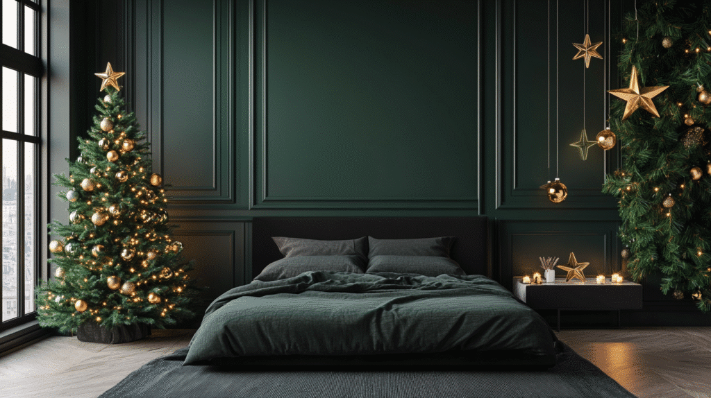 christmas bedroom decor