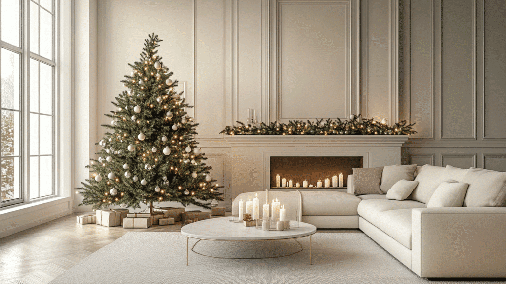 minimalist christmas decor