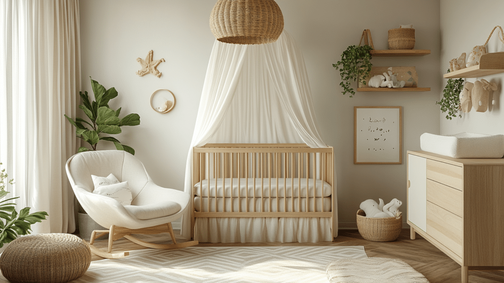 neutral baby nursery