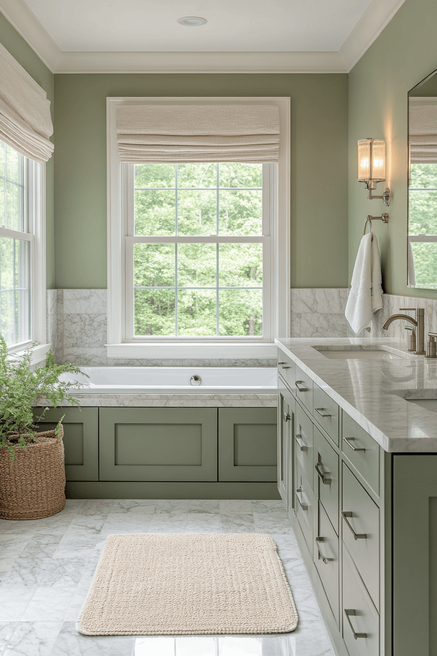 sage green bathroom ideas