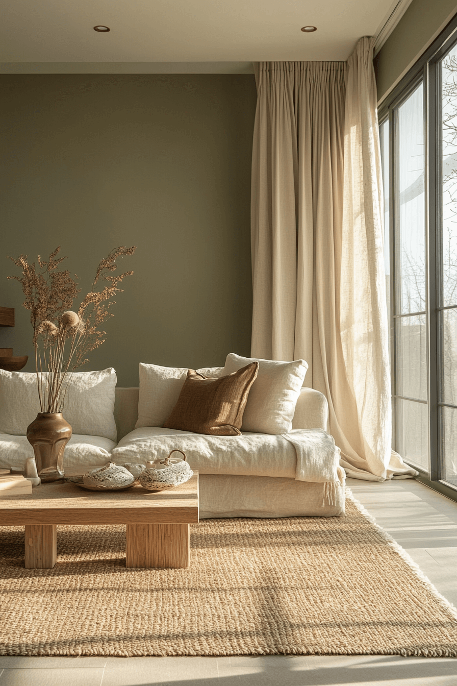 sage green living room ideas